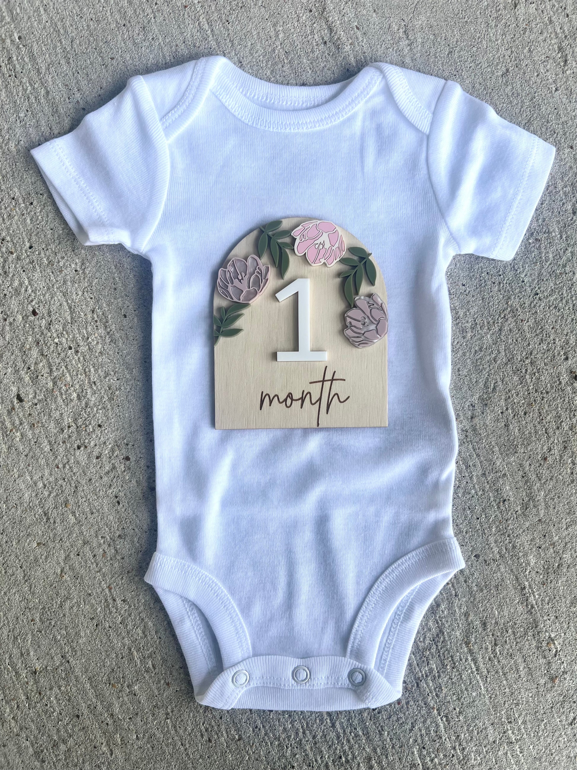 Peony Birth Milestone Set