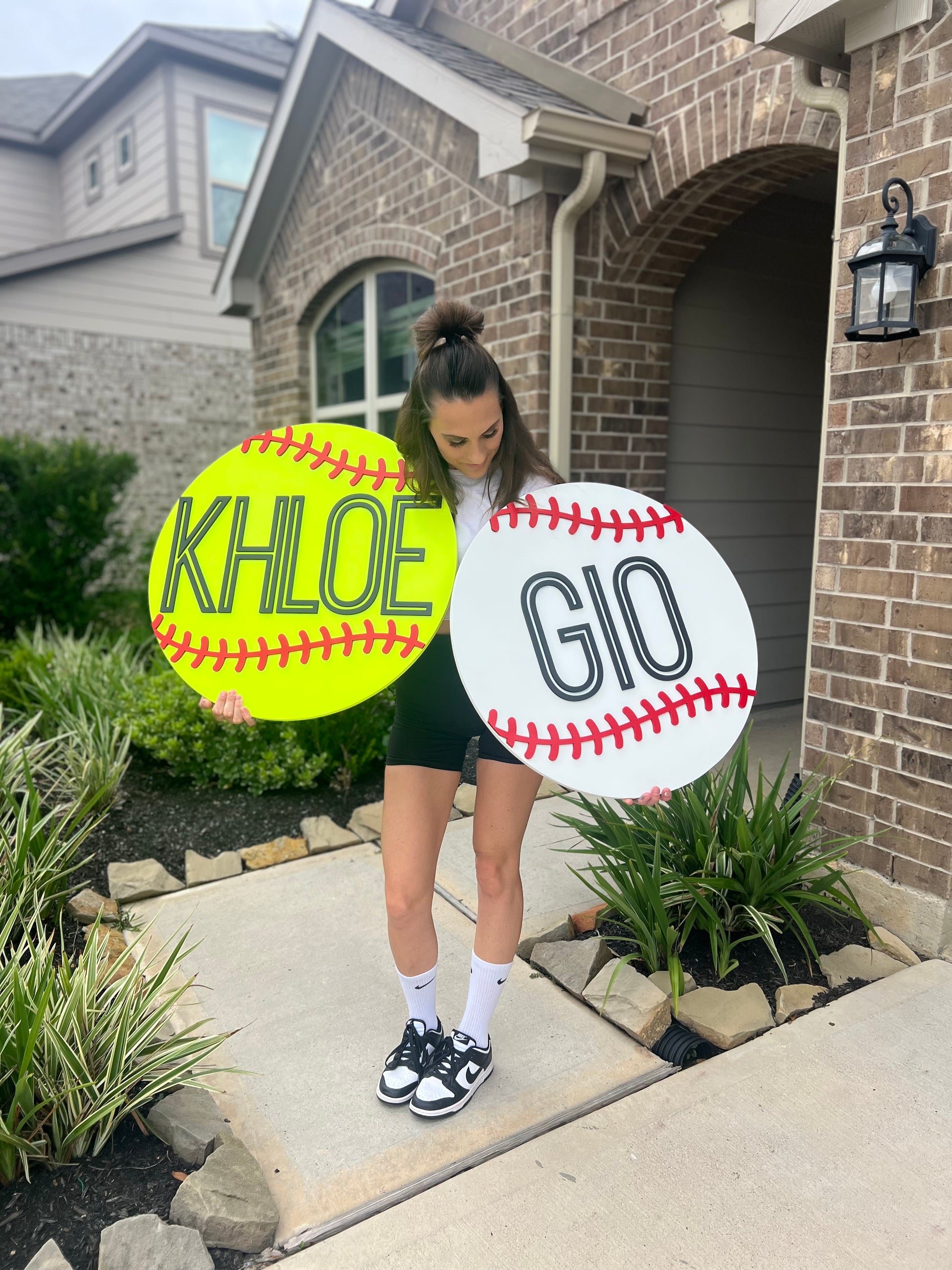 Softball Name Sign