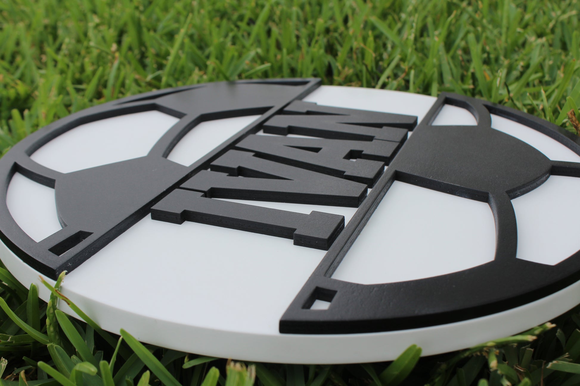 Wooden Soccer Name Signs