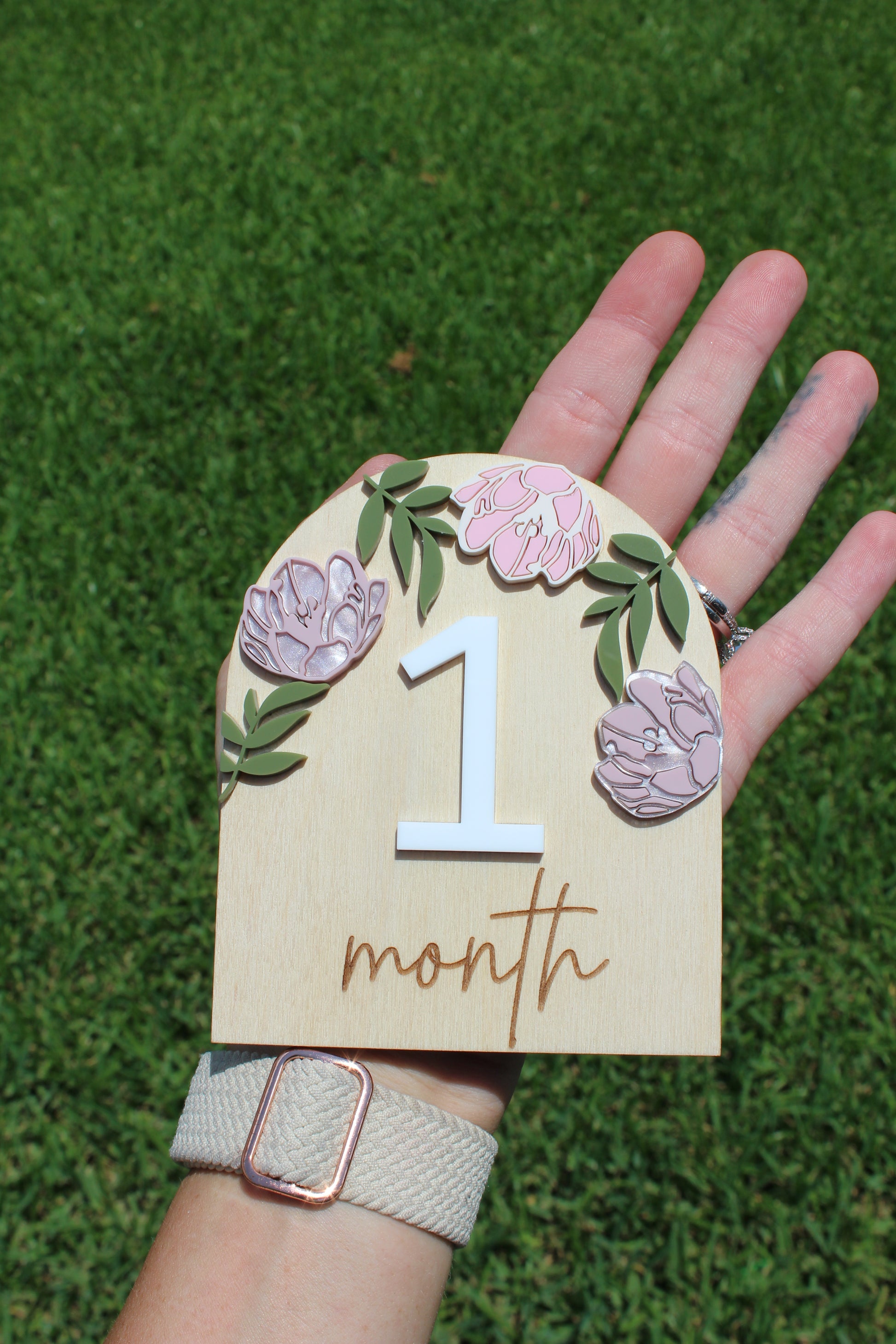 Peony Birth Milestone Set