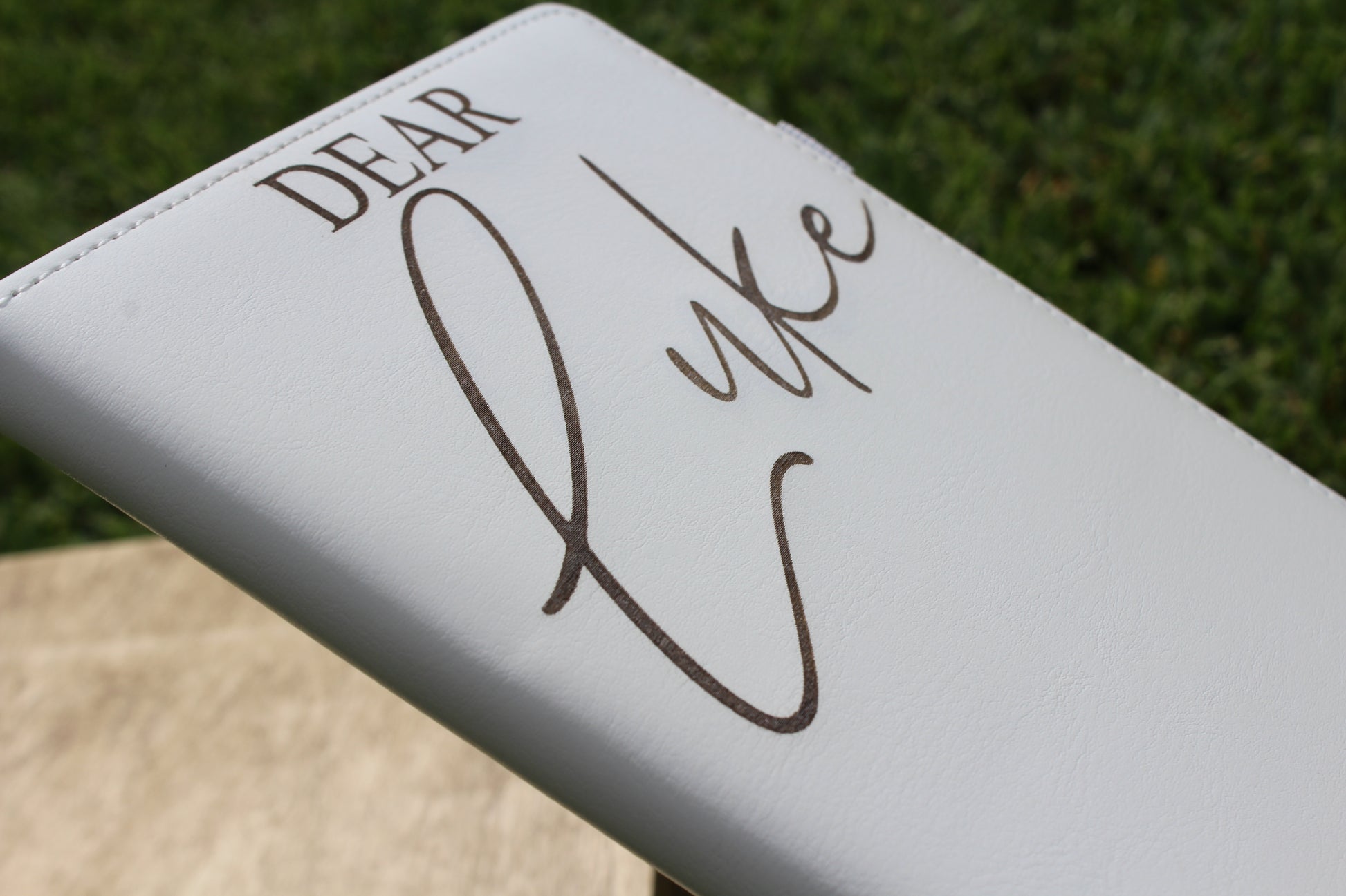 Engraved Leather Journal