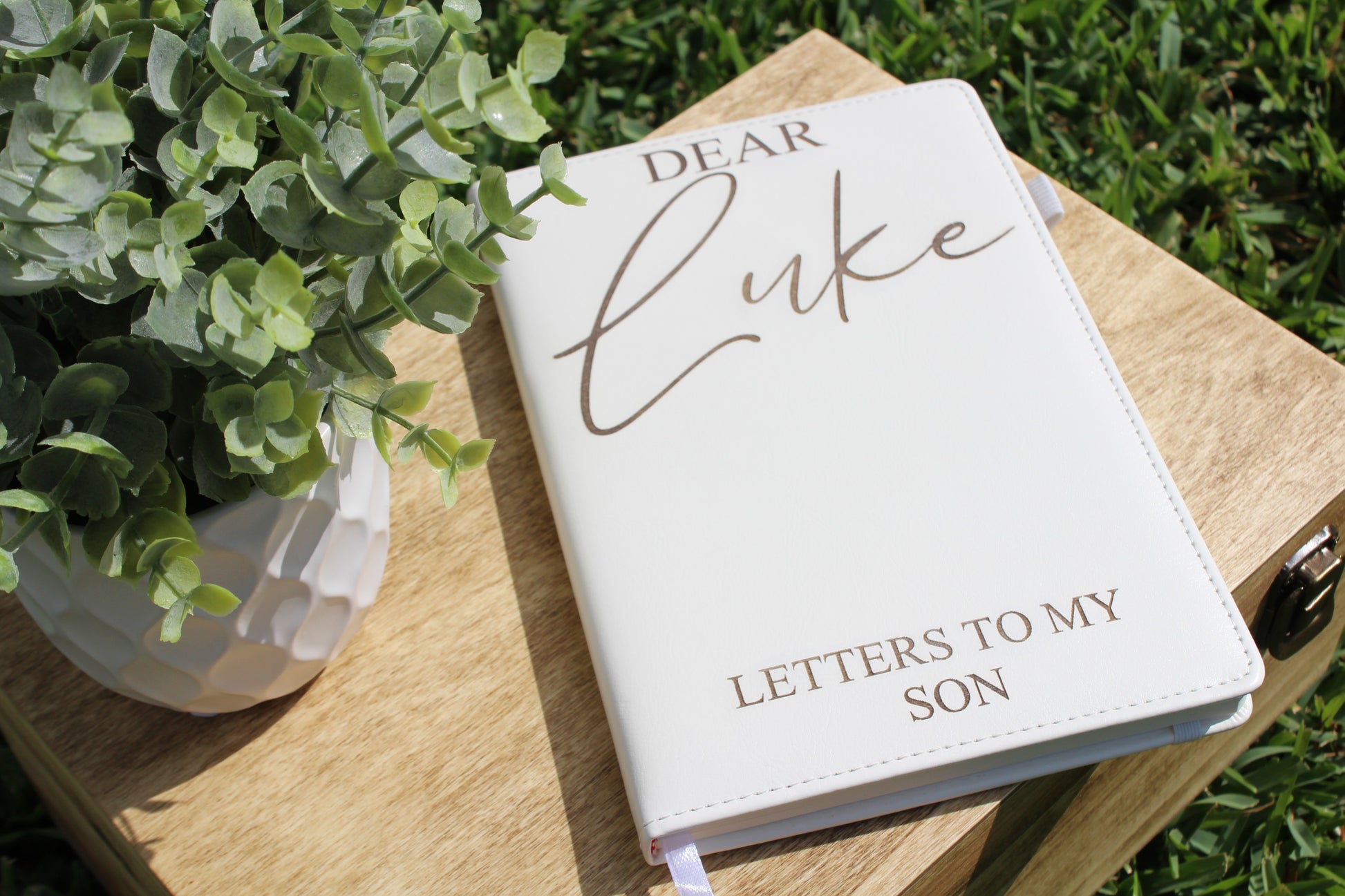 Engraved Leather Journal