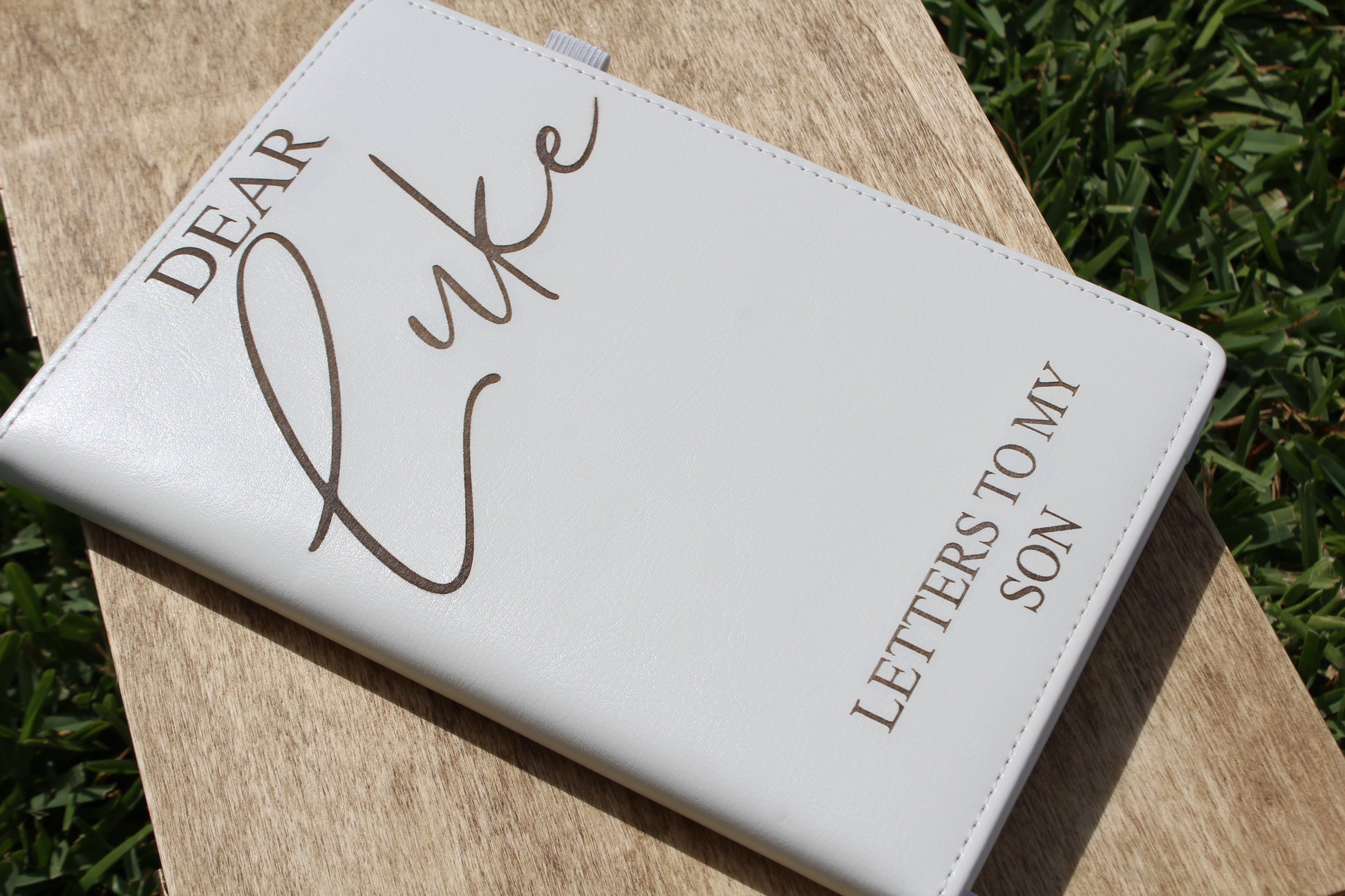 Engraved Leather Journal