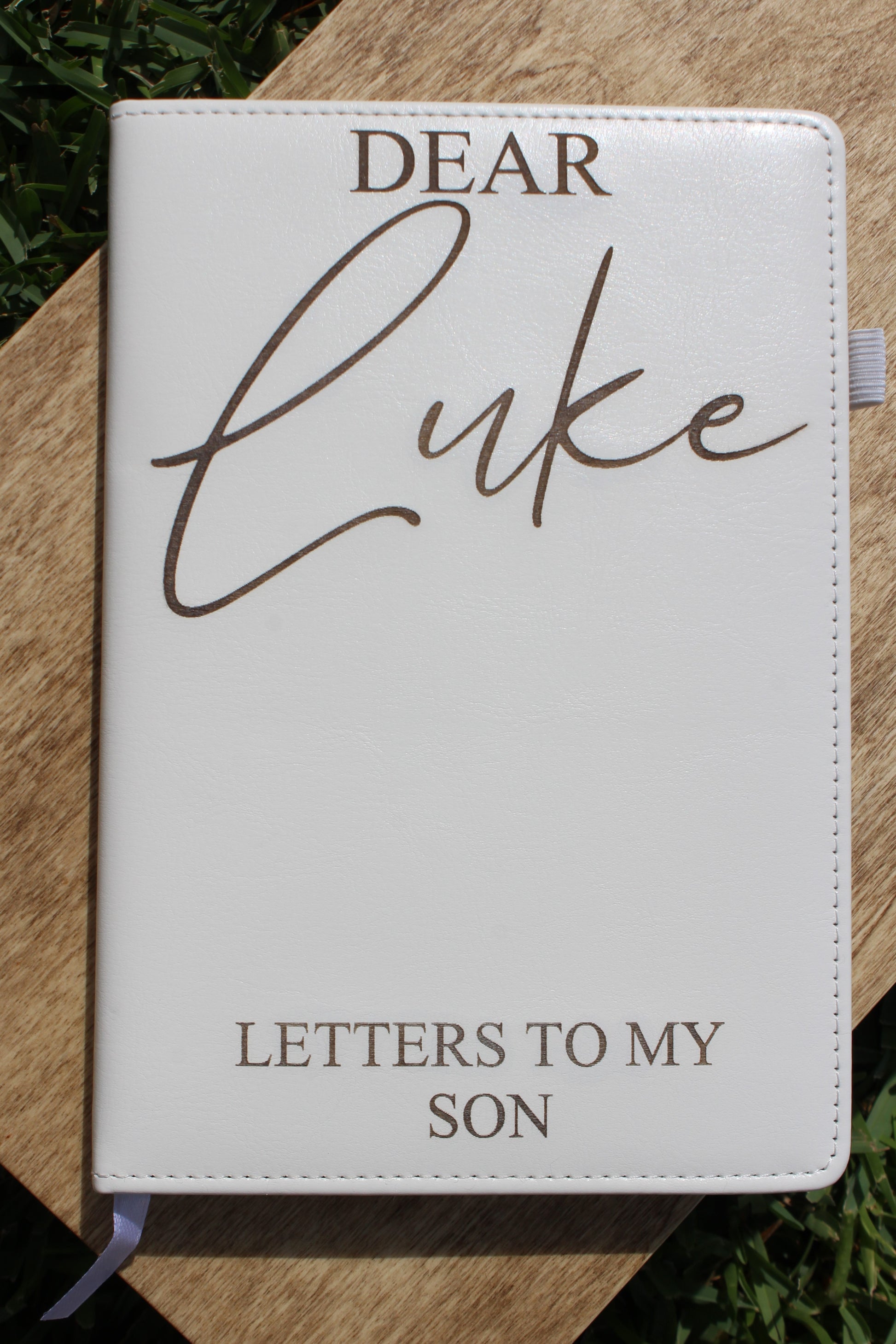 Engraved Leather Journal