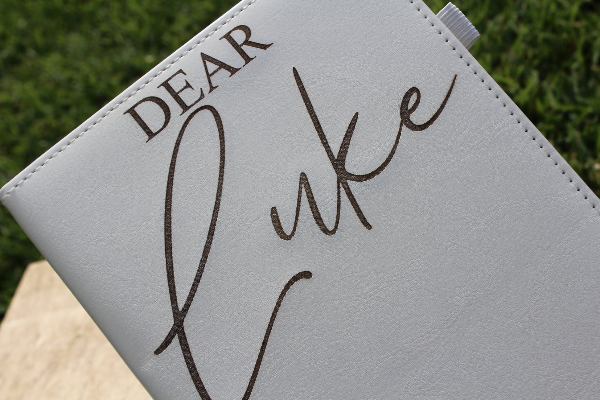 Engraved Leather Journal