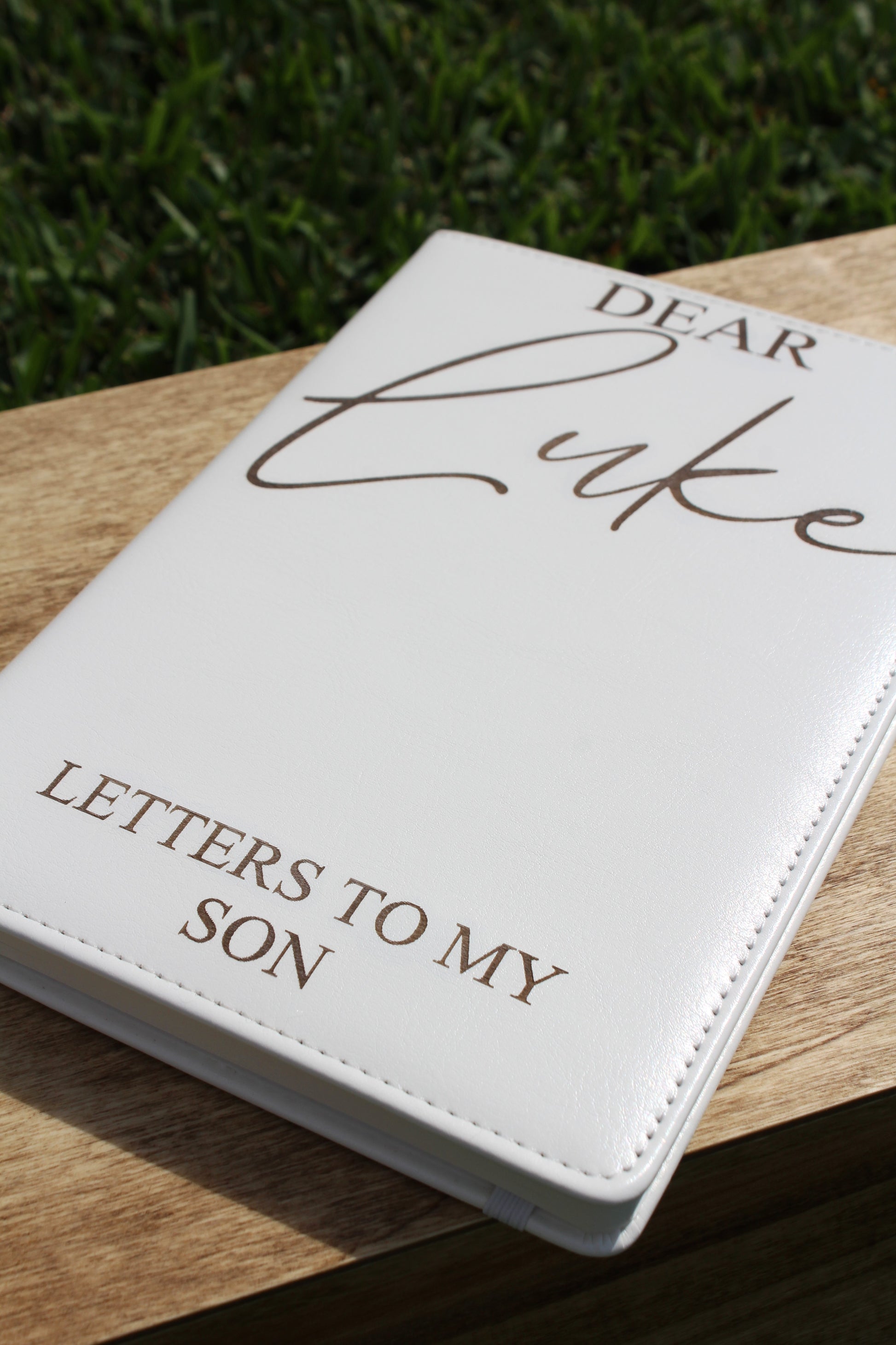 Engraved Leather Journal