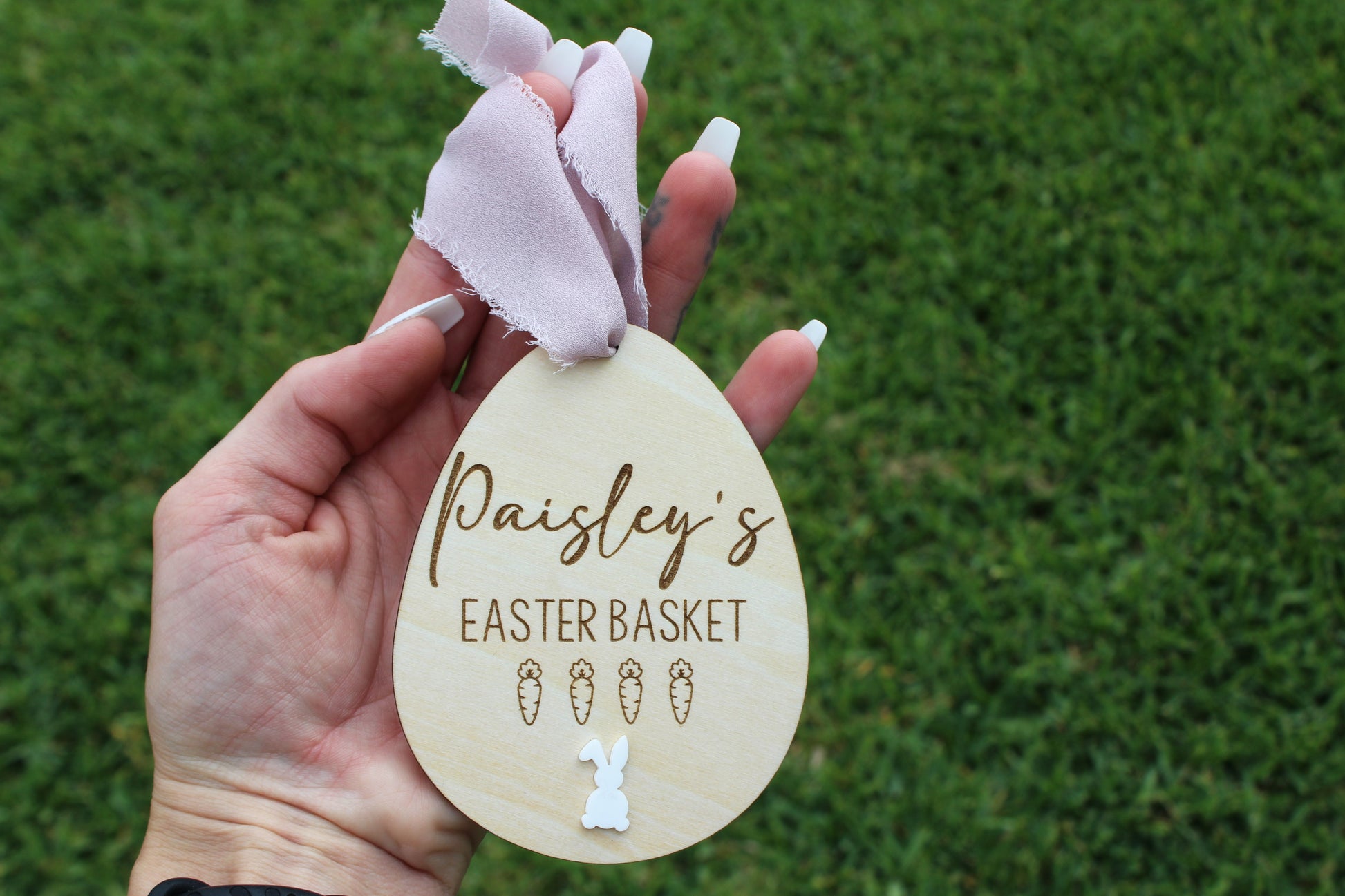 Personalized Easter Tag