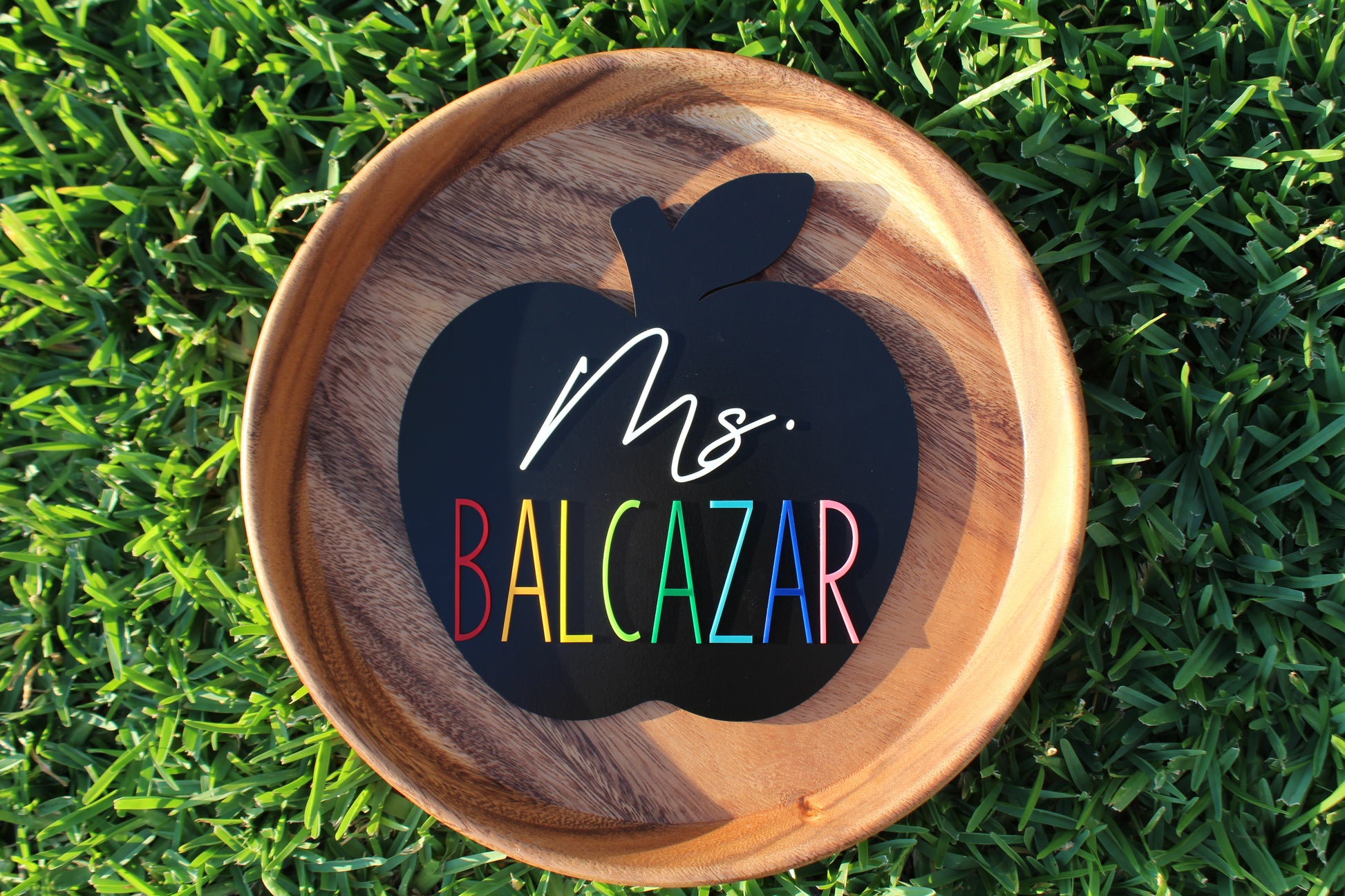Apple Teacher Sign