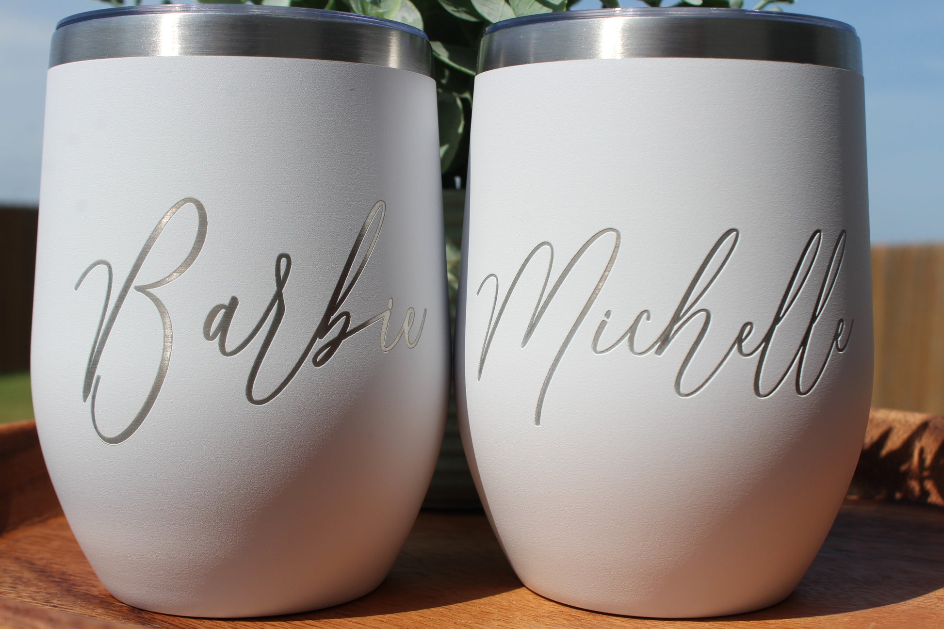 Engraved Wine Tumbler
