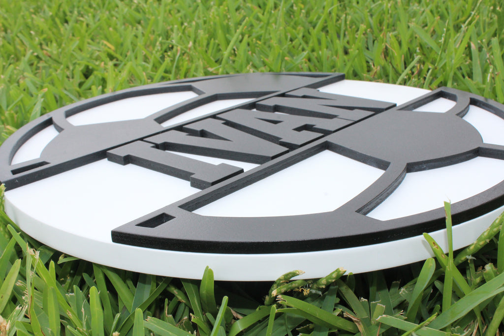 Wooden Soccer Name Signs