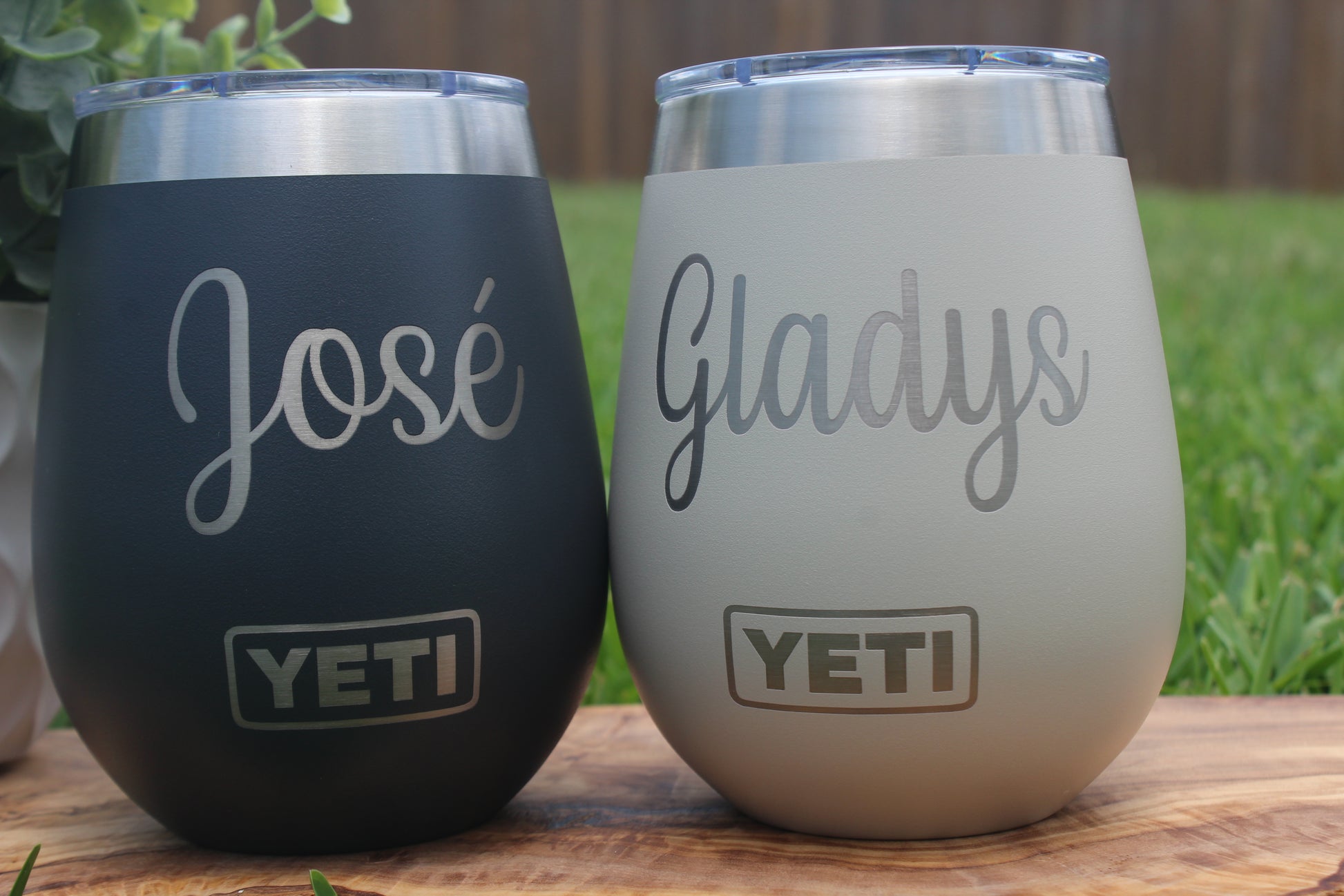 Engraved Wine Tumbler