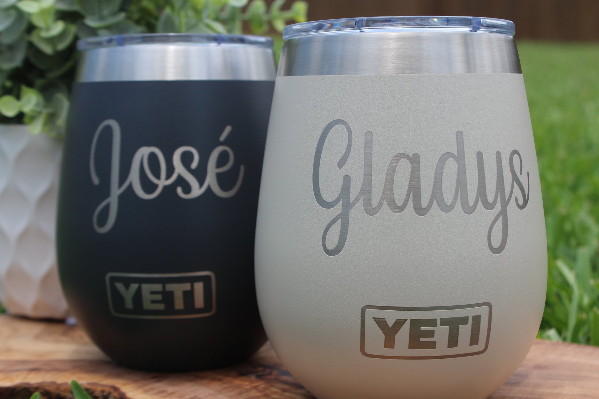 Engraved Wine Tumbler