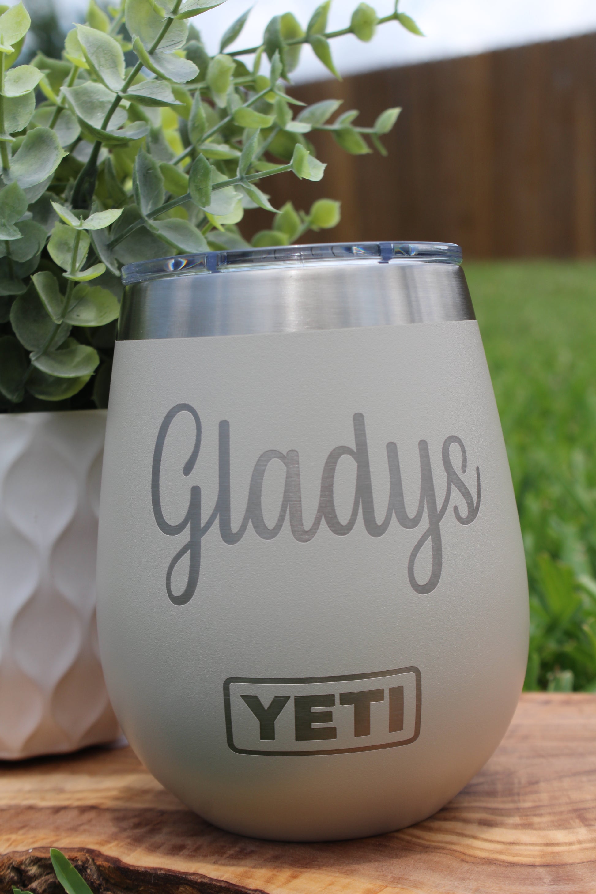 Engraved Wine Tumbler