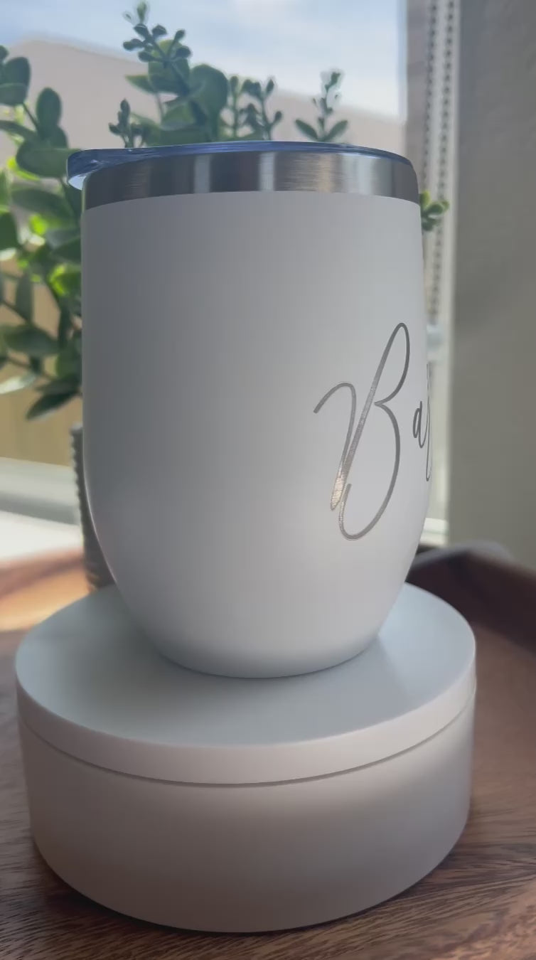 Engraved Wine Tumbler